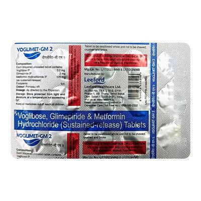 VOGLIMET GM 2 Tablet 15's - Diabetes-Ant