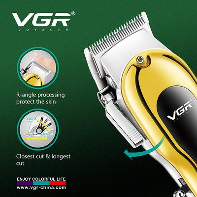 VGR V-680 Trimmer 200 min Runtime 4 Length Settings (Black) 1's - Trimmers