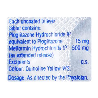 Pioglit MF 15mg Tablet 10'S - Diabetes-Ant