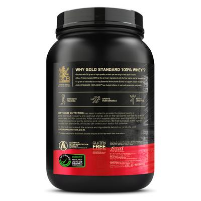 Optimum Nutrition (ON) 100% Whey Gold Standard Powder - Double Rich Chocolate 2 lb - Whey Proteins