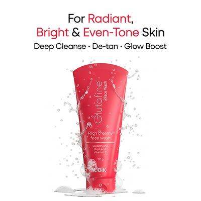 Glutafine Rich Creamy Facewash 70gm - Hyperpigmentation-Oth