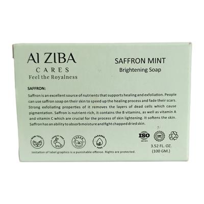 Alziba Cares Soap - Saffron Mint 100 g - Soaps