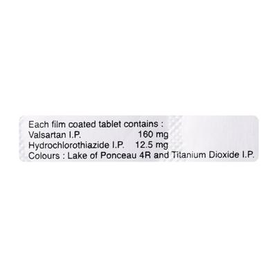 Valzaar H 160mg Tablet 10'S - Hypertension-Ang