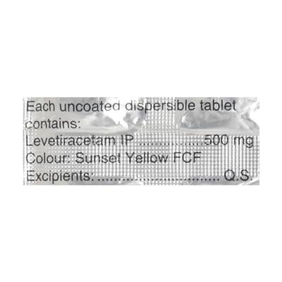 Levera DT 500mg Tablet 10'S - Epilepsy/Convulsion-Ant
