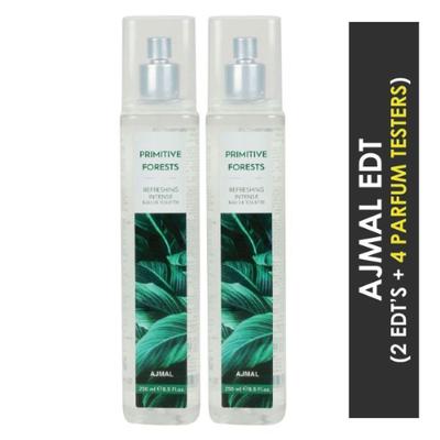 Ajmal Primitive Forests EDT Combo Pack Of 2 For Men & Women 500 ml - Perfumes (Edt/Edp)