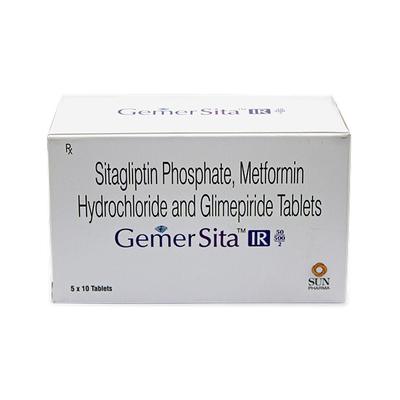GEMER SITA IR 50/500/2 Tablet 10's - Diabetes-Ant