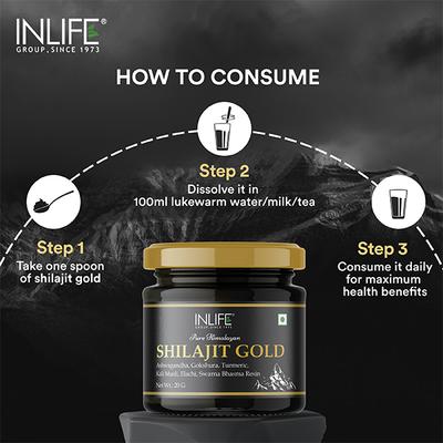 INLIFE Shilajit Gold Resin 20 gm - Sexual Care
