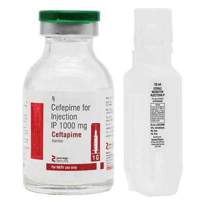 CEFTAPIME 1gm Injection 1's - Bacterial Infections-Cep