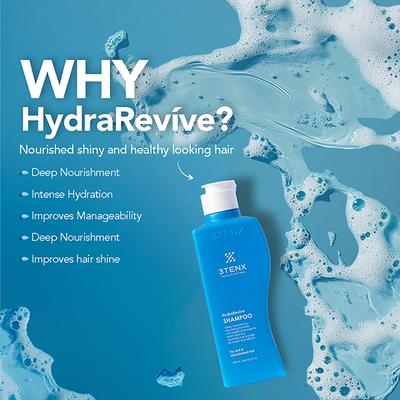 3TENX Hydrarevive Shampoo 250 ml - Shampoos