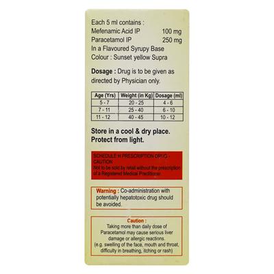 NAM Safe Mango Flavour Suspension 60ml - Pain relief-Nsa