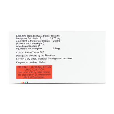 Vinicor AM 25/2.5mg Tablet 10'S - Hypertension-Bet