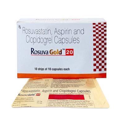 Rosuva Gold 20mg Capsule 10'S - High Cholesterol-Dys