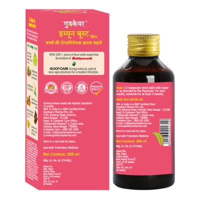 Goodcare Immune Boost Syrup For Kids 200 ml - Speciality Medicines