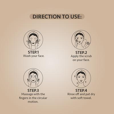 Berina Go Glow By Berina Chocolate & Coffee Beans Face Scrub 500 ml - Face Scrubs