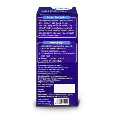 HipHop Hair Removal Cream for Men 60 gm - Shaving & Hair Removal