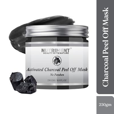 Nutriment Charcoal Peel Off Mask All Skin Type 250 gm - Masks & Peels