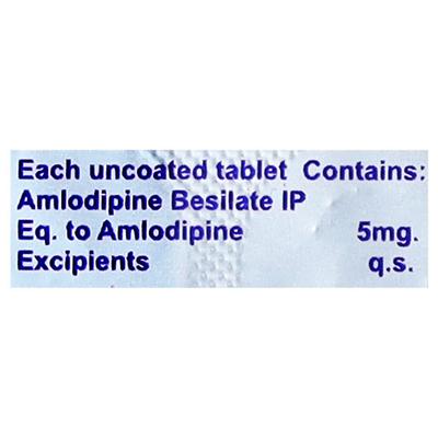 AMLION 5mg Tablet 10's - Hypertension-Cal