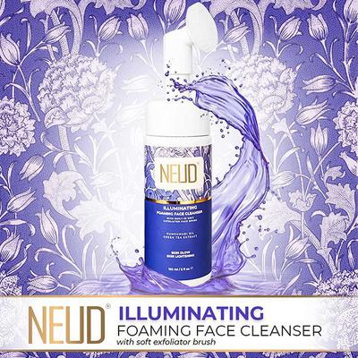 NEUD Illuminating Foaming Face Cleanser With Kumkumadi Oil and Green Tea 150 ml - Skin-Treatment