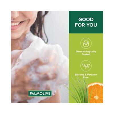 Palmolive Aroma Morning Tonic Body Wash Showergel Single Bottle with A Free Loofah 250 ml - Shower Gels & Body Wash
