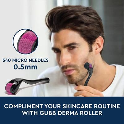 Gubb Derma Roller - Pink 540 Needles 0.5mm 1's - Derma Rollers