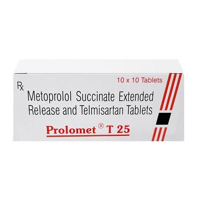 PROLOMET T 25 Tablet 10's - Hypertension-Ang