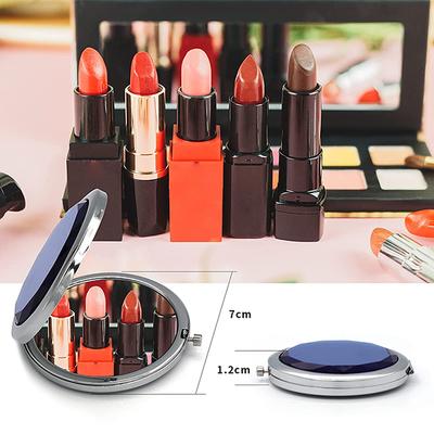 Majestique Crystal Edge Beauty Folding Mirror With Magnification 1's - Others