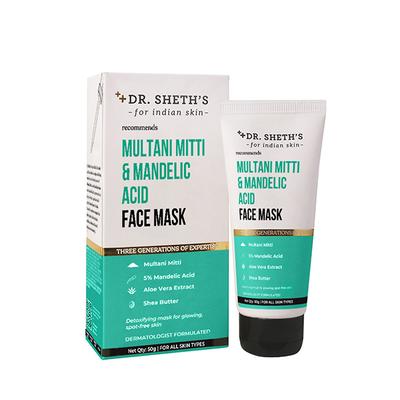 Dr. Sheth's Multani Mitti & Mandelic Acid Face Mask 50 gm - Face Mask