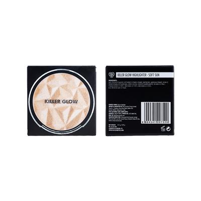 PAC Killer Glow Powder Highlighter Micro Pearls Rose Gold Luminous HD Shine - Soft Sun (8.11 g) - Highlighters & Illuminators
