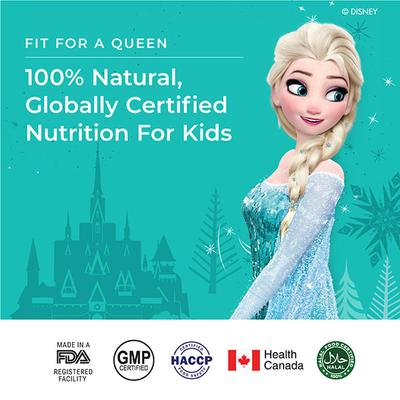 Wellbeing Nutrition Frozen Elsa Melts Kids Organic Vitamin B12 D3+K2 and Folate Bone and Immune Support and Energy (30 Strips) - Multi-Vitamins