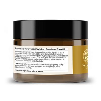 Forest Essentials Balancing Night Cream, Anti-Acne Face Cream 50 gm - Night Cream