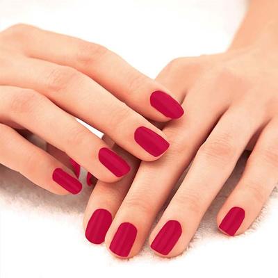 Lakme 9 to 5 Primer + Gloss Nail Colour Red Carnival 6 ml - Nail Polish