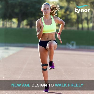 Tynor Dual Patellar Support - Black 1's - Knee/Ankle/Leg/Foot Supports