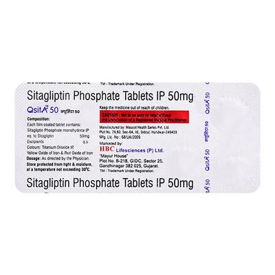 QSITA 50 Tablet 10's - Diabetes-Ant