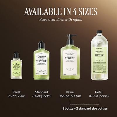 L'Occitane Verbena Shower Gel Refill 500 ml - Shower Gels & Body Wash