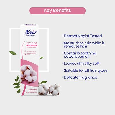 Nair Bikini & Underarm Hair Removal Cream 90 ml - Hair Removal Accessories