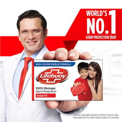 Lifebuoy Total10 Germ Protection Bathing Soap, Combo Offer 1050 gm - Soaps