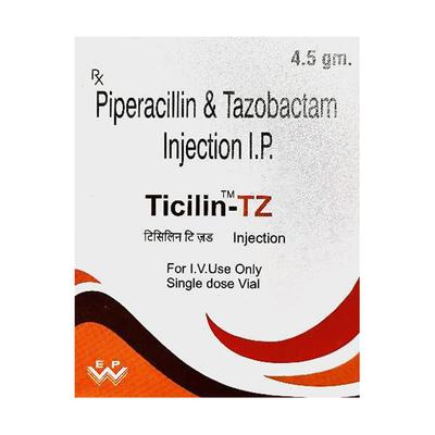 Ticilin TZ 4.5gm Injection 1'S - Bacterial Infections-Pen