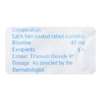 BILASURE 40 Tablet 10's - Allergies-Ant