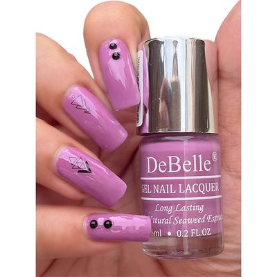 DeBelle Gel Nail Lacquer Flamboyant Florina (Dark Pink Mauve) 6 ml - Nail Polish