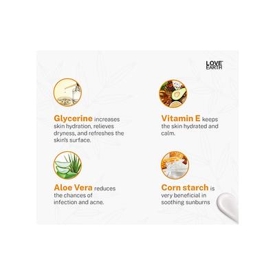 Love Earth Vitamin C Sunscreen SPF-50 for Sun's UVA, UVB Ray Protection with Vitamin C 50 ml - Body Sunscreen