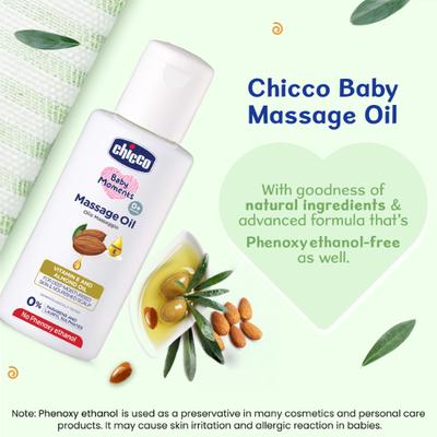 Chicco Baby Moments Massage Oil 100 ml - Creams, Lotions & Oils