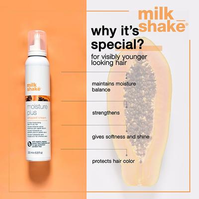 milk shake Moisture Plus Whipped Cream 200 ml - Hair Perms & Texturizers