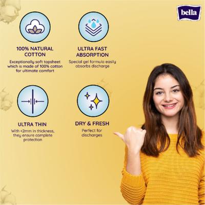 Bella Panty Intima Plus -Large 40's - Panty Liners