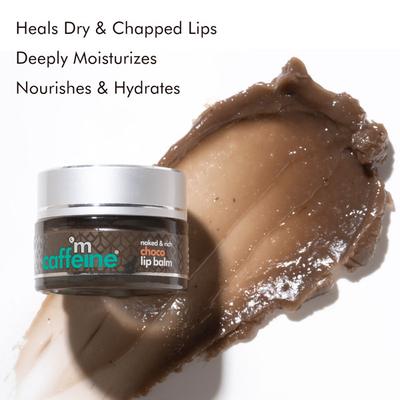 mCaffeine Choco Lip Kit for Chapped & Sensitive Lips 36 gm - Lip Scrubs