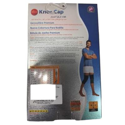 Flamingo Premium Knee Cap - Black & Turquoise (OC - 2127) (L) 1 s - Knee/Ankle/Leg/Foot Supports