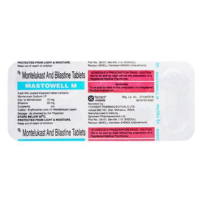 MASTOWELL M Tablet 10's - Allergies-Ant