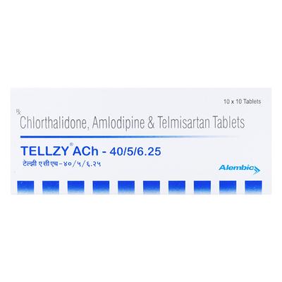 TELLZY ACH 40/5/6.25 Tablet 10's - Hypertension-Ana