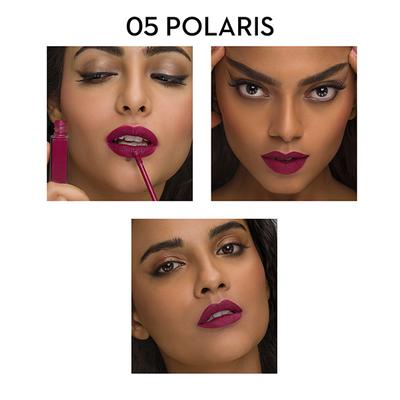 SUGAR Cosmetics Mettle Liquid Lipstick - 05 Polaris (Medium dark muted berry red) 7 gm - Liquid Lipsticks