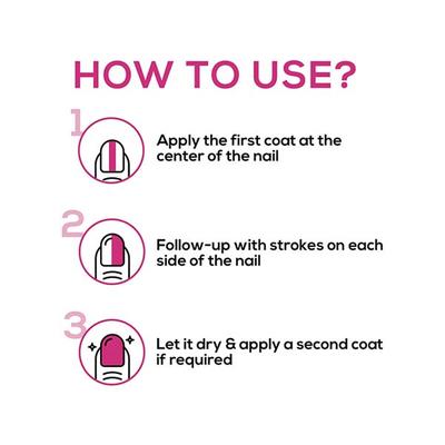 RENEE Mattitude Nail Paint - Fuchsia Pink 10 ml - Nail Polish