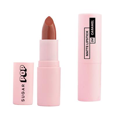 SUGAR POP Matte Lipstick - 04 Caramel 4.2 gm - Lipsticks